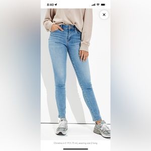 AE low rise next level stretch jegging